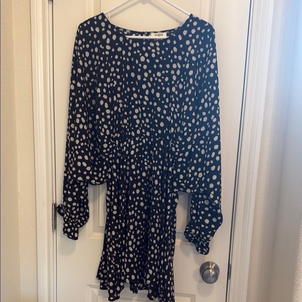Black and White Polka Dot Dress